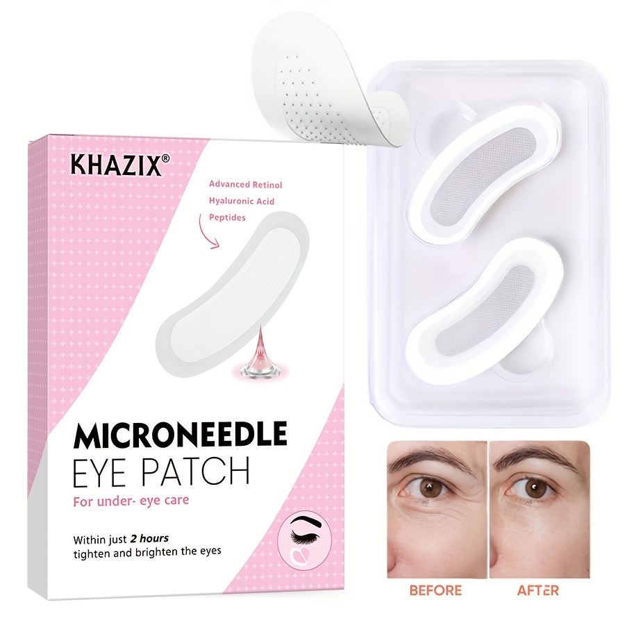 Face Oil - 2 Stück Retinol-Mikronadel-Augenpflaster, geeignet für Stirn,