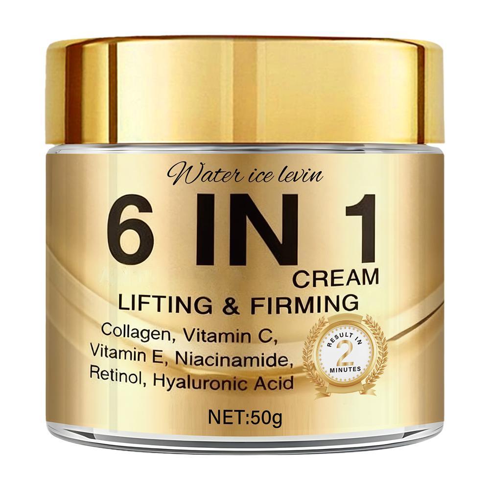 Vitamin C Serum - 6 IN 1 Kollagen-Gesichtscreme, straffende und