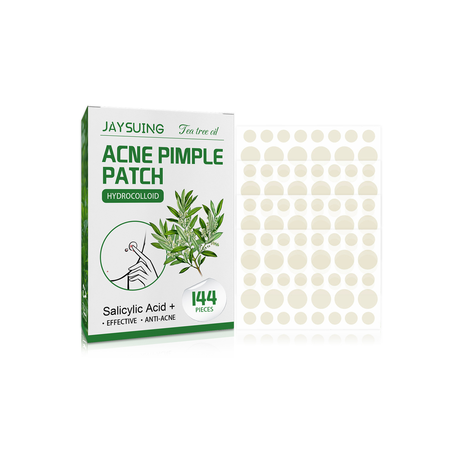 Face Oil - Hydrokolloid-Akne-Pflaster – absorbieren Eiter und Öl,