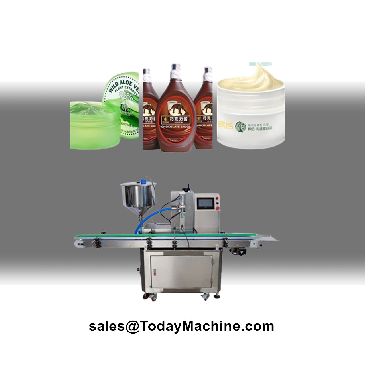 Body Lotion - Automatische Abfüllmaschine für Kosmetik, Shampoo, Körperlotion