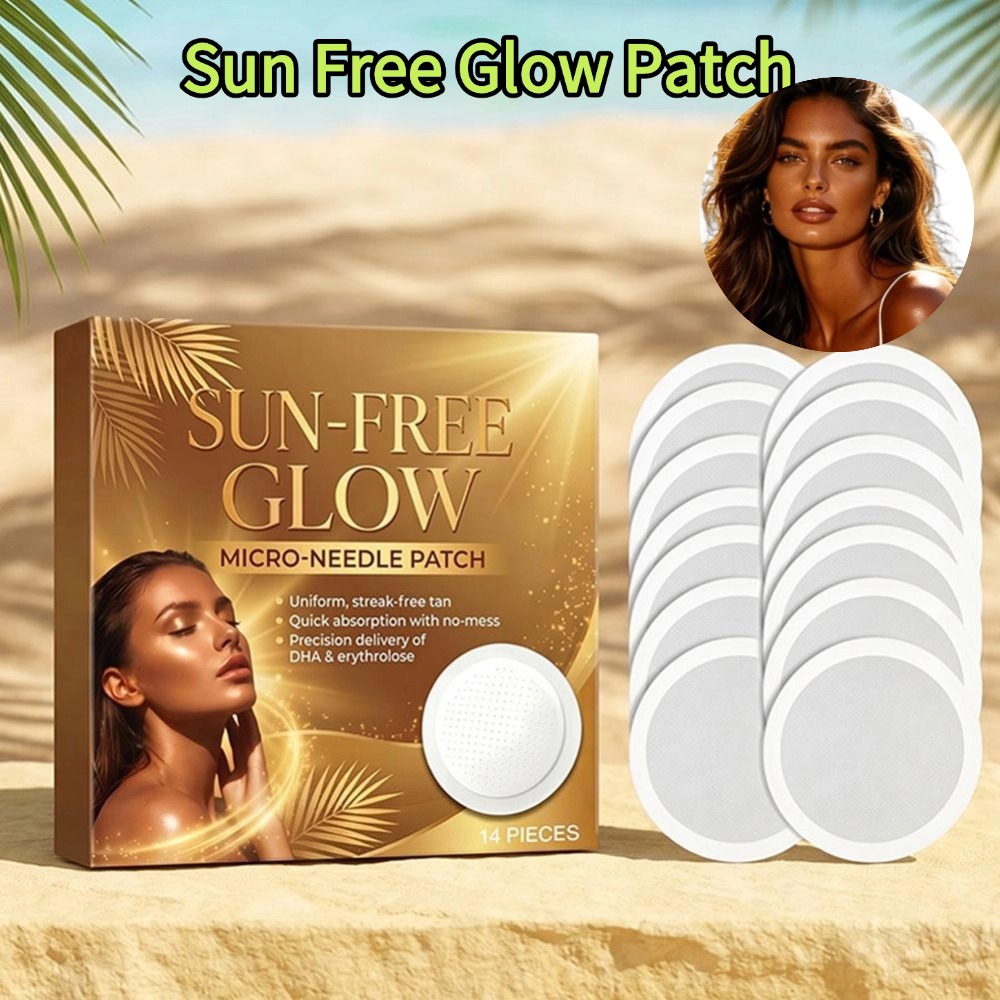 Skincare Glowing - 14 Stück Selbstbräunungs-Patches mit Mikrodarts für