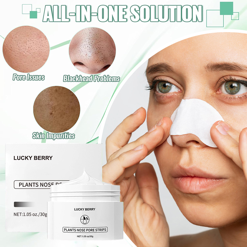 Face Mask Skincare - Weiße Tonerde Tiefenreinigende Nasenmaske – Peel-Off