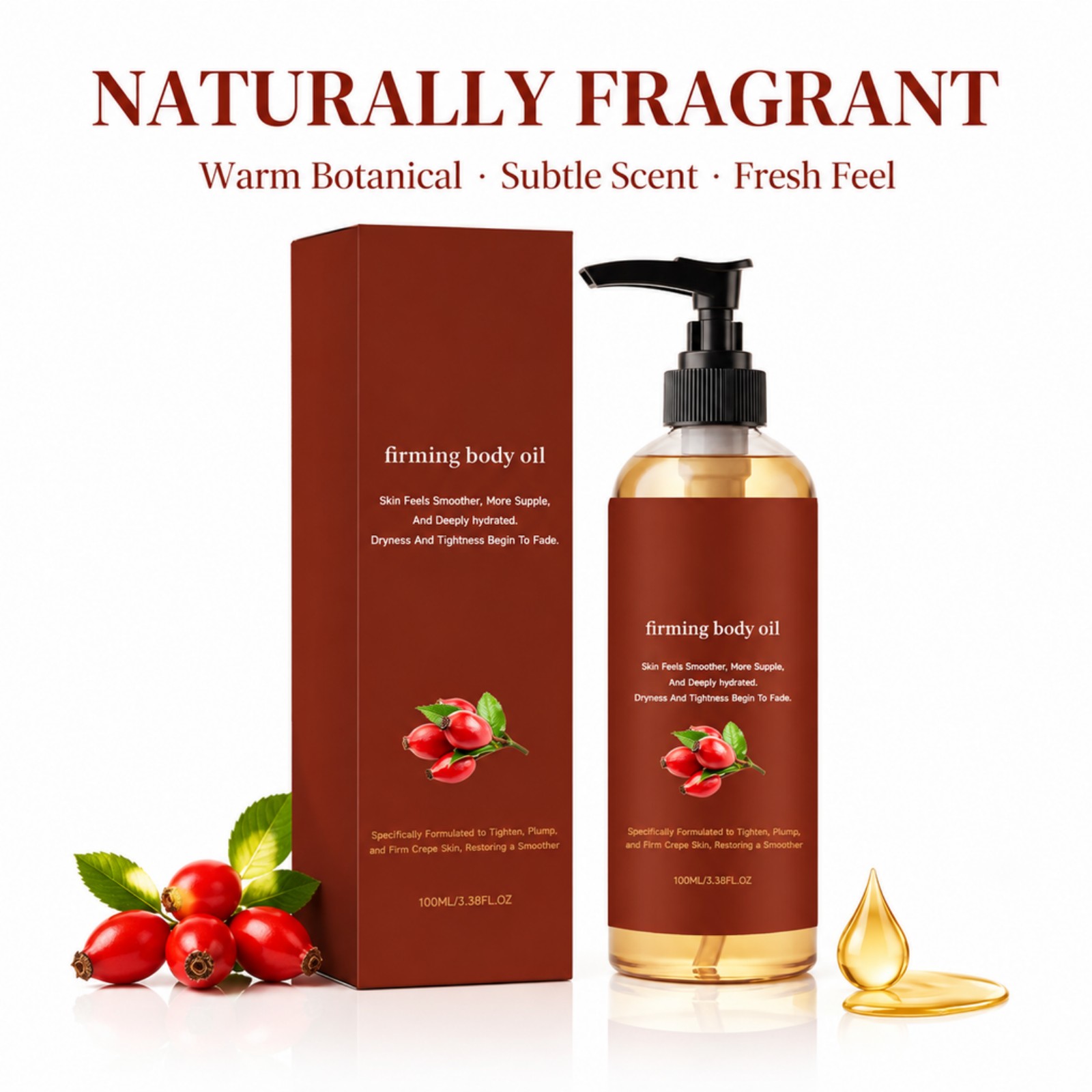 Straffendes Körperöl mit Hageb – Face Oil Rosehip Bewertung und Preis