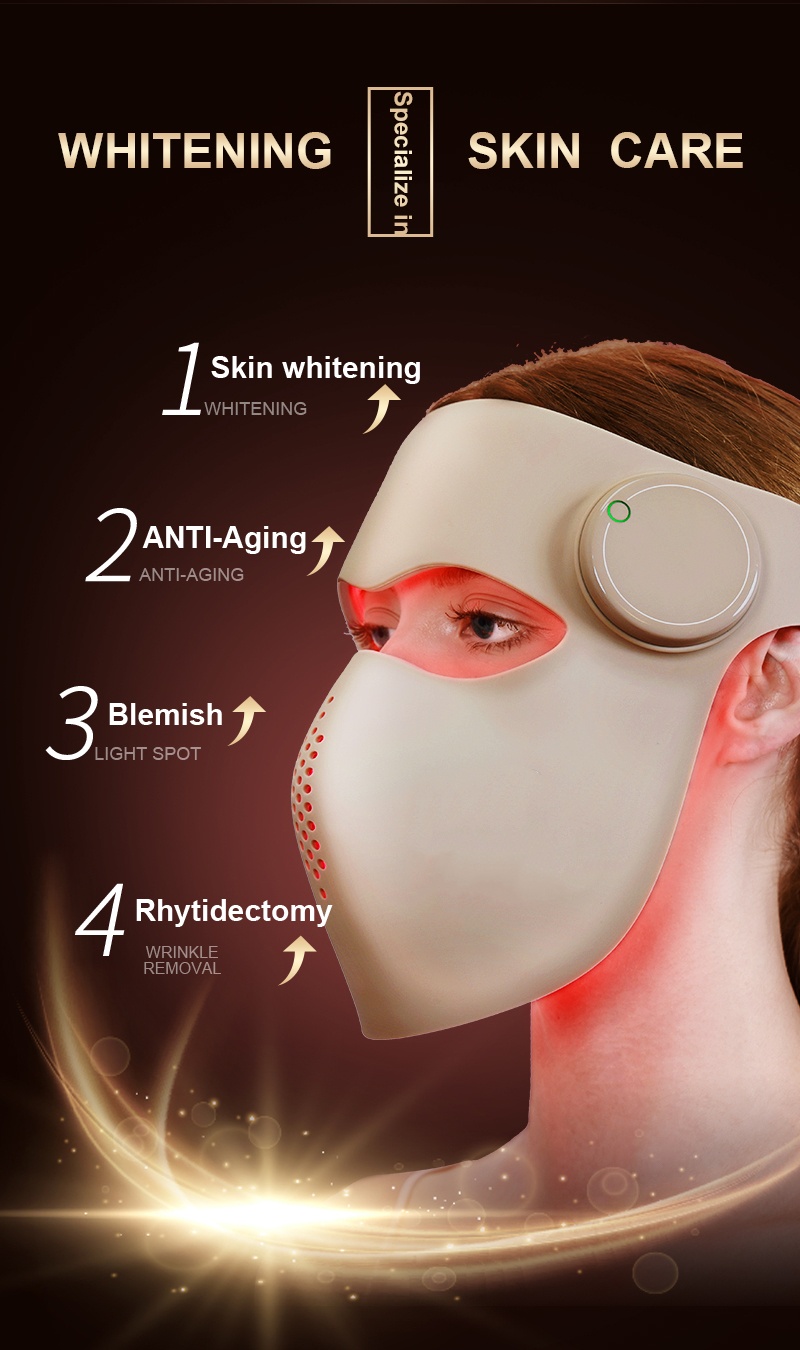 Professionelle Silikon-LED-Rot – Face Mask Skincare Bewertung und Preis