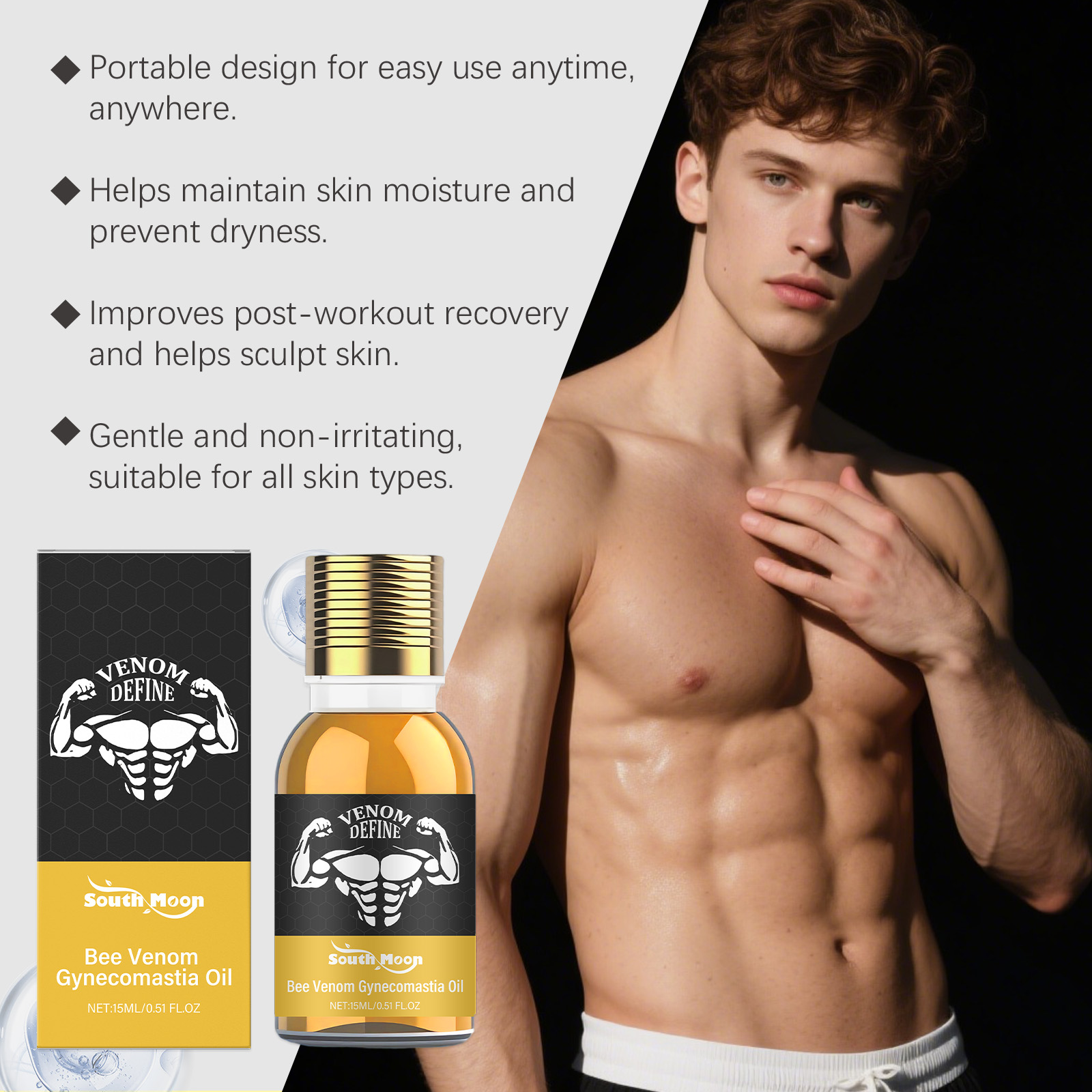 Bee Venom Gynäkomastie Öl Für  – Body Lotion Bewertung und Preis
