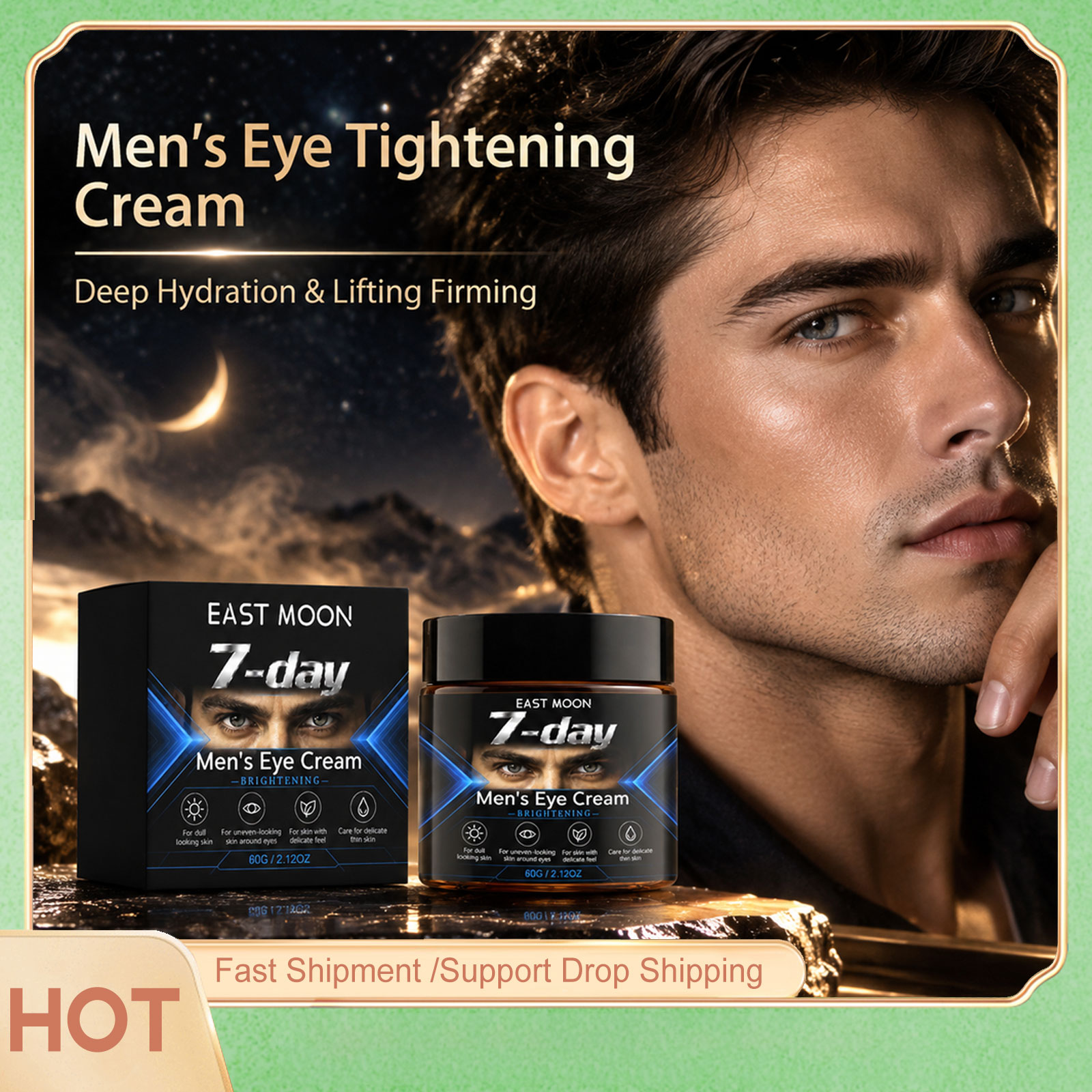East Moon Man Augencreme zur R – Retinol Cream Bewertung und Preis