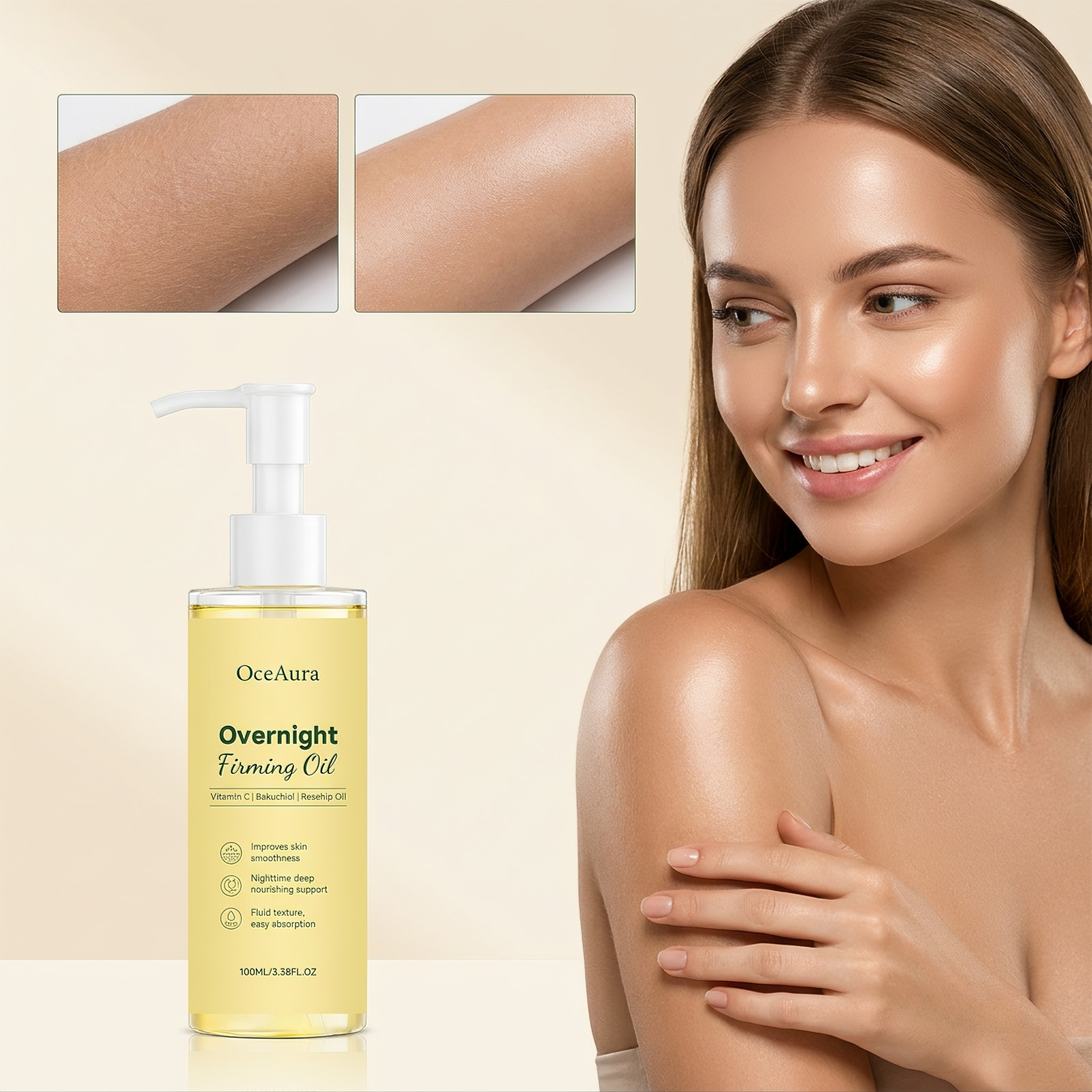 OceAura Nachtöl für straffe Ha – Face Oil Rosehip Bewertung und Preis