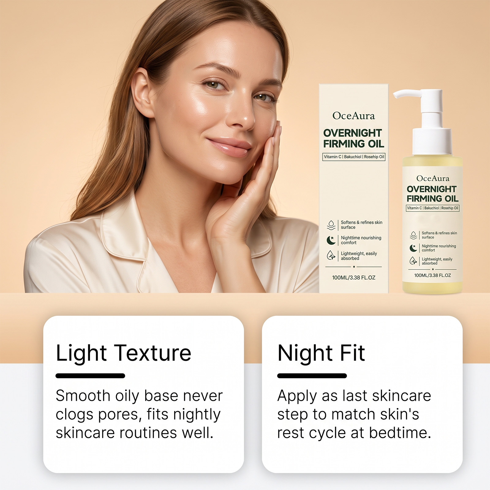 Nährendes, straffendes Nacht-G – Face Oil Rosehip Bewertung und Preis
