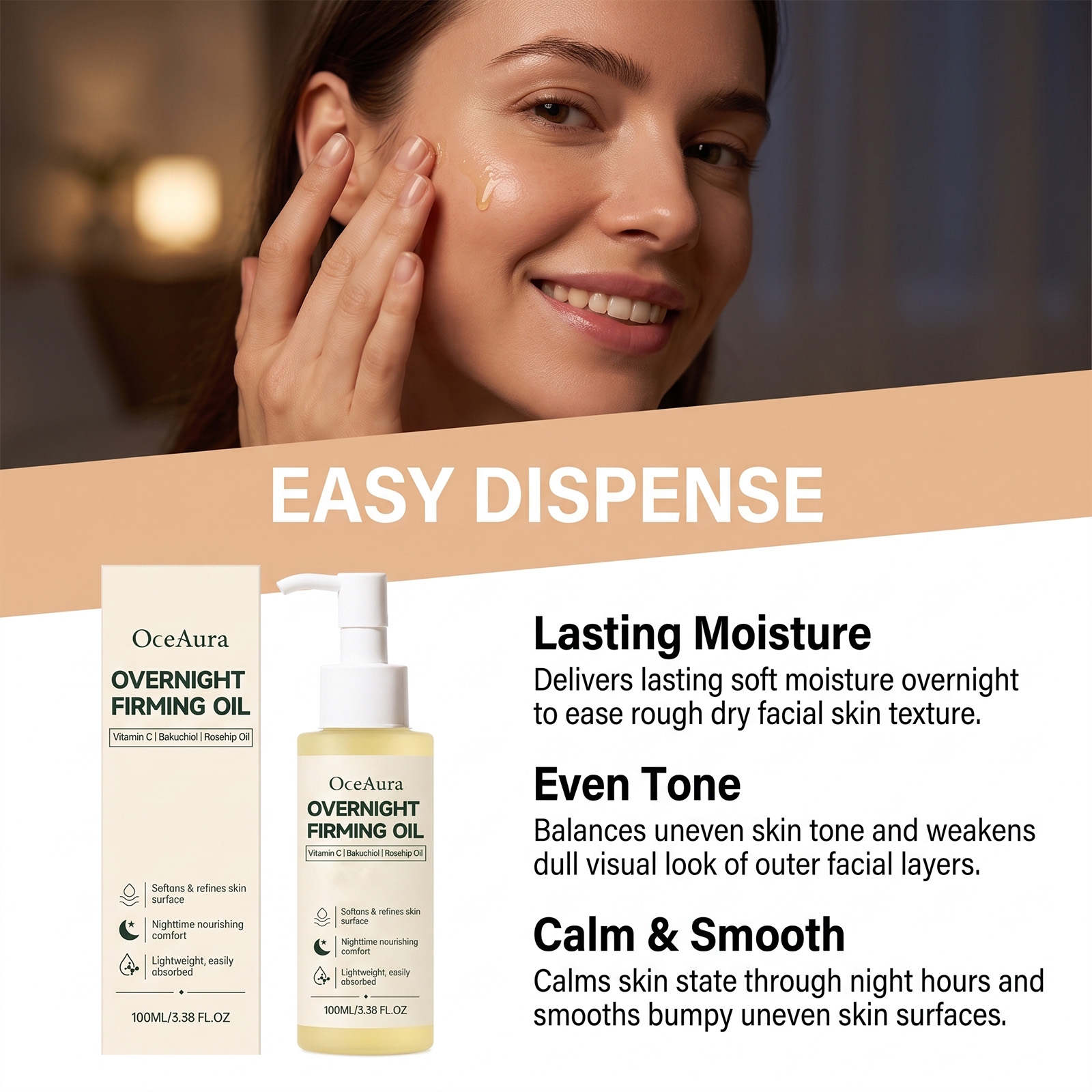 Nährendes, straffendes Nacht-G – Face Oil Rosehip Bewertung und Preis